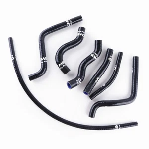 Silicone Radiator Hose Kit Black for Honda CR125 CR125R 2000 2001 2002 2003 2004 - Picture 1 of 12