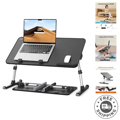 Compact Portable Laptop Bed Desk - Adjustable & Sturdy for Ultimate Comfort - Image 1 of 4