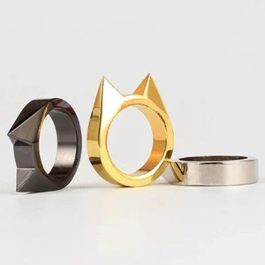 Hot Men/Women Outdoor Survival Rings Broken Window Ear Safety Metal Ring Supplie - Picture 1 of 24