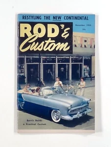 1955 Dec ROD & CUSTOM Hot Rods GEORGE BARRIS Aerodynamics BONNEVILLE FLATS more - Picture 1 of 6