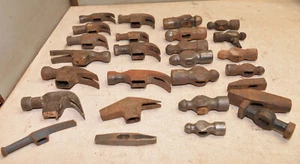 27 Vintage Hammerköpfe Kralle Kugelwirbel & mehr Schmiedestahl Sammlerstück Konvolut - Bild 1 von 9