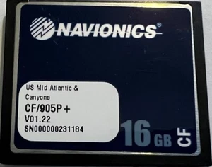 Navionics GOLD Compact Flash Card, CF/905P+ US Southeast - Bahamas 2004 - Picture 1 of 2