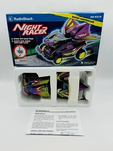 Retro anni '80 Radio Shack Night Racer auto radiocomandata non testata NOS - Foto 1 di 2
