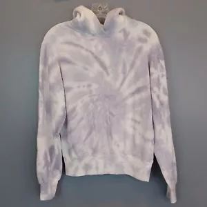 Urban Nation Hoodie Womens Sz S Purple Tie Dye Streetwear Back To School Cozy - Picture 1 of 14
