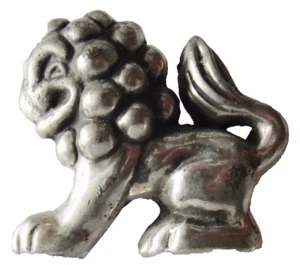 bROOCH ANNA PETRUS SCULPTER ARTIST PEWTER LION 4 SVENSKT TENN JEWELRY neocurio - Picture 1 of 14