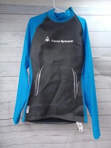 Aqua Sphere Rashguard Water Shirt Kids M Solar UPF PROTECT 50 Swim Pool Rash - Picture 1 of 9