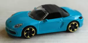 Auto sportiva Majorette Porsche 718 Boxster blu cabrio auto car blue blu - Foto 1 di 4
