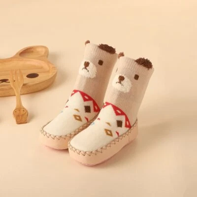 Color Matching Cute Kids Boys Shoes Doll Soft Soled Child Floor Sneaker - Image 1 of 4