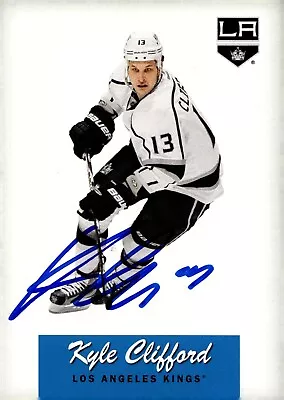 Kyle Clifford - Signed 2012-13 O-Pee-Chee Retro Card #144 - Los Angeles Kings - Image 1 of 2