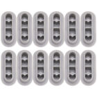  12 pièces joints antidérapants pare-chocs de toilette couvercle coussin de siège