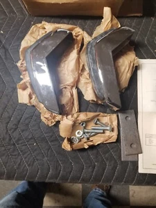 NOS FORD ROTUNDA C5AZ-17858-A 1965-1966 FALCON FAIRLANE COMET BUMPER GUARDS - Picture 1 of 4