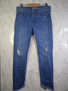 Tommy Hilfiger Jeans Womens Size Uk 10 Light Blue Jegging Distressed Jeans - Picture 1 of 15