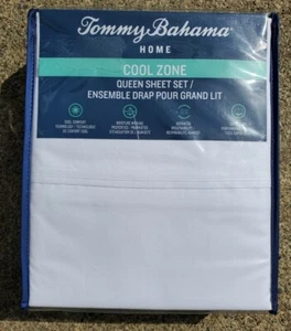 Tommy Bahama Weiß 4 Stück Cool Zone Queen Bettwäsche Set - Bild 1 von 3