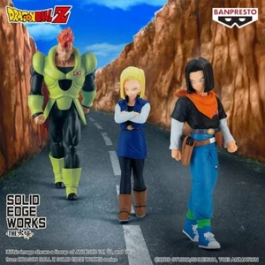 Figurines Banpresto DRAGON BALL Z ANDROID 16, 17, 18 Solid Edge Works Collection - Imagen 1 de 17
