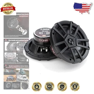 2-Way Coaxial Car Speakers - 6.5 Inches with Complete Installation Kit - Picture 1 of 8