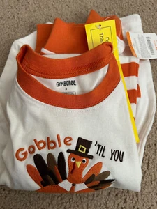 Gymboree Unisex Gobble Til You Wobble Gymmies 8 - NEW WITH TAGS - Picture 1 of 1