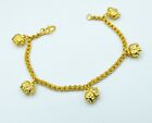Elephant 22K 23K 24K Thai Baht Yellow Gold GP Jewelry Bracelet Jewelry Women New
