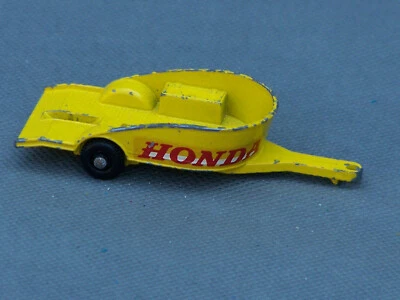 Remolque Matchbox Serie Nº 38 Honda Motocicleta 1967 Foto 1 de 4