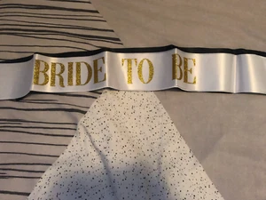 Funny Hen Party Sashes Accessories pack of 7 bachelorette Wedding Bride Maid Out - Picture 1 of 7