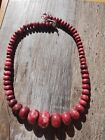 Jay King DTR mine finds Thulite necklace 925 Sterling Silver
