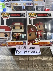 Funko Pop - Travis Kelce Patrick Mahomes - Kansas City Chiefs #257 #251 - NFL - Imagen 1 de 1