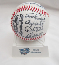 NY YANKEES 2000 World Series Commemorative Baseball Team Facsimile Autographed!