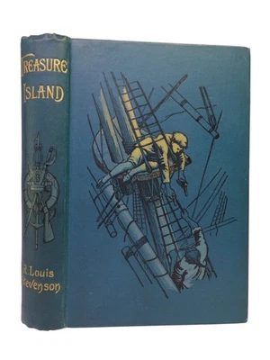 TREASURE ISLAND BY ROBERT LOUIS STEVENSON 1897 ILLUSTRATED EDITION - Image 1 of 4