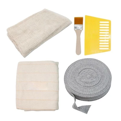 Latch Hook Rug Making Canvas Rug Cloth Tool Apparel Binding x Favors Backing - Image 1 of 4