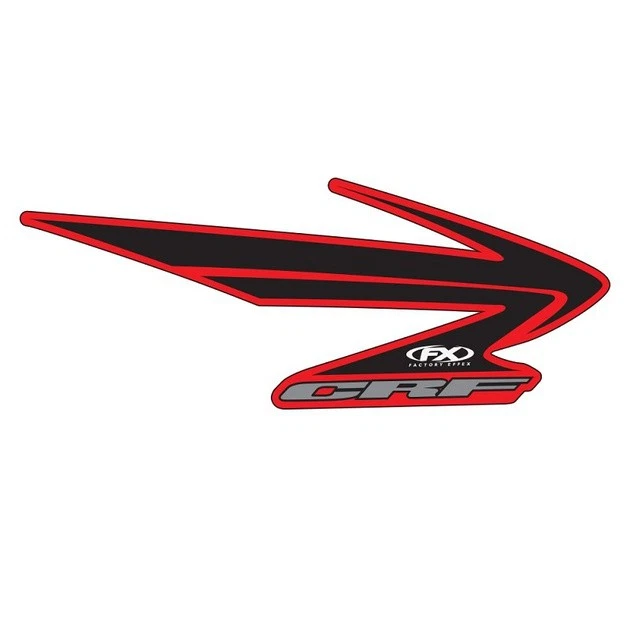 Factory Effex Original Shroud Graphics 2007 Red 10-05330 Honda CRF250R 2004-2009 - Image 1 of 1