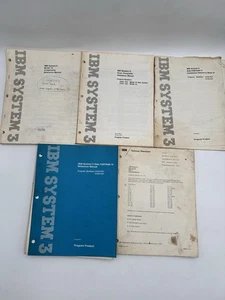 IBM System 3 Manuals Fortran IV Basic RPG II Model 10 Vintage Rare - Picture 1 of 3