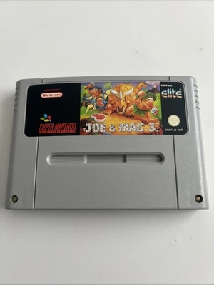 JOE & MAC 3 SNES Super Nintendo PAL Modul Orginal Modul - Bild 1 von 3