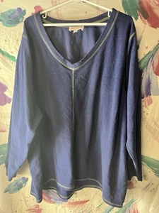 Stan Herman Micro Fleece Novelty Pajama Top Size 3XL - Picture 1 of 9