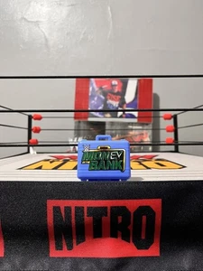 WWE Blue Green Money In The Bank Briefcase Accessory Mattel MITB Big Elite Toy - Picture 1 of 2