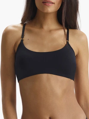 Bralette Commando L104701 Negro Mantequilla Encaje Espalda Corredora Talla M/L Foto 1 de 4