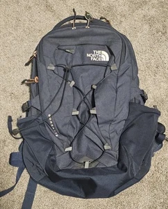 North Face Borealis Backpack Outdoors Blue Rose Gold Hiking Bag Bookbag Gorpcore - Picture 1 of 11
