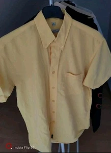 Ben Sherman Hemd gelb Kurzarmhemd L Herren *wie Neu - Bild 1 von 3