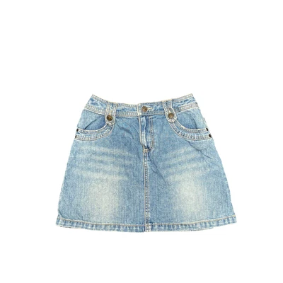 Falda Denim Diesel Para Mujer M Azul Desteñida Elastizada Cómoda Lavado Medio Informal Preppy Foto 1 de 3