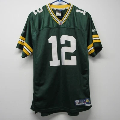 Camiseta deportiva cosida Reebok On Field Aaron Rodgers #12 Green Bay Packers juvenil talla XL Foto 1 de 4