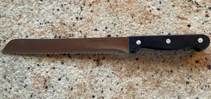 Justinus Brotmesser mit Wellenschliff Edelstahl Bakalitgriff L 33 cm - Bild 1 von 2