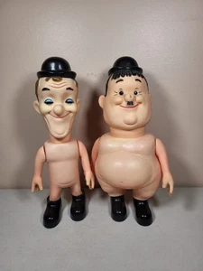 Juego de 2 muñecas Berman & Anderson 1973 Laurel and Hardy de colección  - Imagen 1 de 9