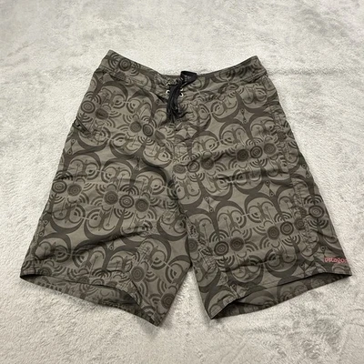 Pantalones Cortos Patagonia Wavefarer II Para Hombres 31 Marrón Estampado Tribal Sin Forro Natación Foto 1 de 4