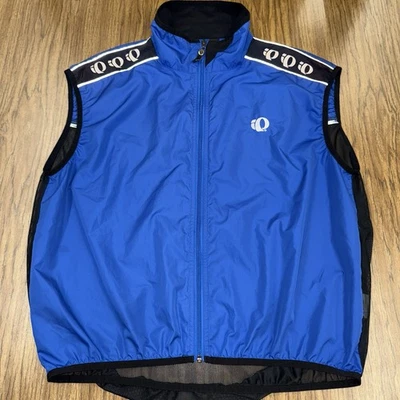 PEARL IZUMI Hombres Chaleco Ciclismo Talla XXL Cremallera Completa ZEPHRR Malla Espalda AZUL Bicicleta 4618 Foto 1 de 4