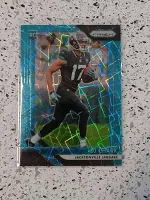 2018 Panini Prizm DJ Chark Blue Lazer RC Rookie Jaguars  - Image 1 of 2