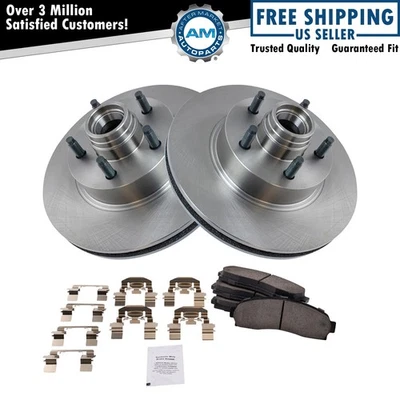 Front Brake Pad & Rotor Kit Brake Rotor For 2003-2011 Ford Ranger - Image 1 of 4