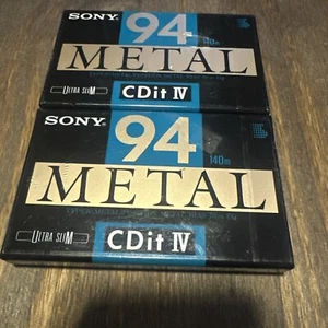 Sony 94 Metall Kassette Band CDit IV WERKSEITIG VERSIEGELT/NOS Lager 140m JAPAN - Bild 1 von 2