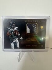 Russell Wilson 2012 Topps Inception Gold Signings RPA /25 RC Seahawks Gold Ink