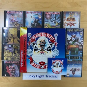 Iron Maiden 10Cd Box The First Ten Years Booklet Obi - Picture 1 of 9