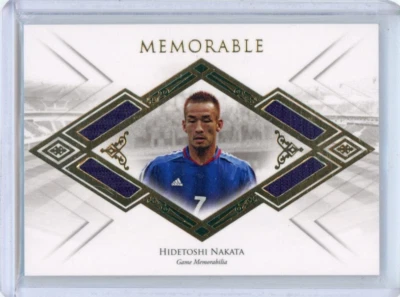 Hidetoshi Nakata 2022 Futera Unique Memorable Game Used Memorabilia Patch /32 - Image 1 of 2