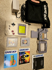 1989 Nintendo Game Boy Original plus accessories.