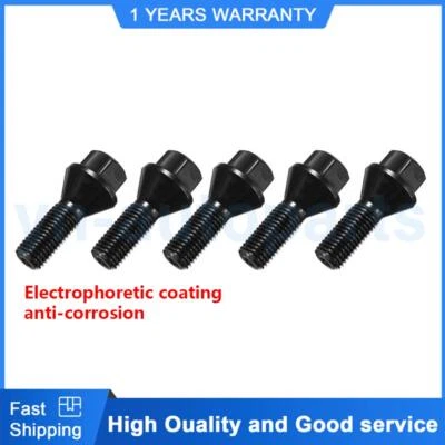 5 tuercas de pernos de rueda para BMW E46 E90 E39 E60 E53 325i 128i 318i X1 X5 M3 M5 Foto 1 de 4